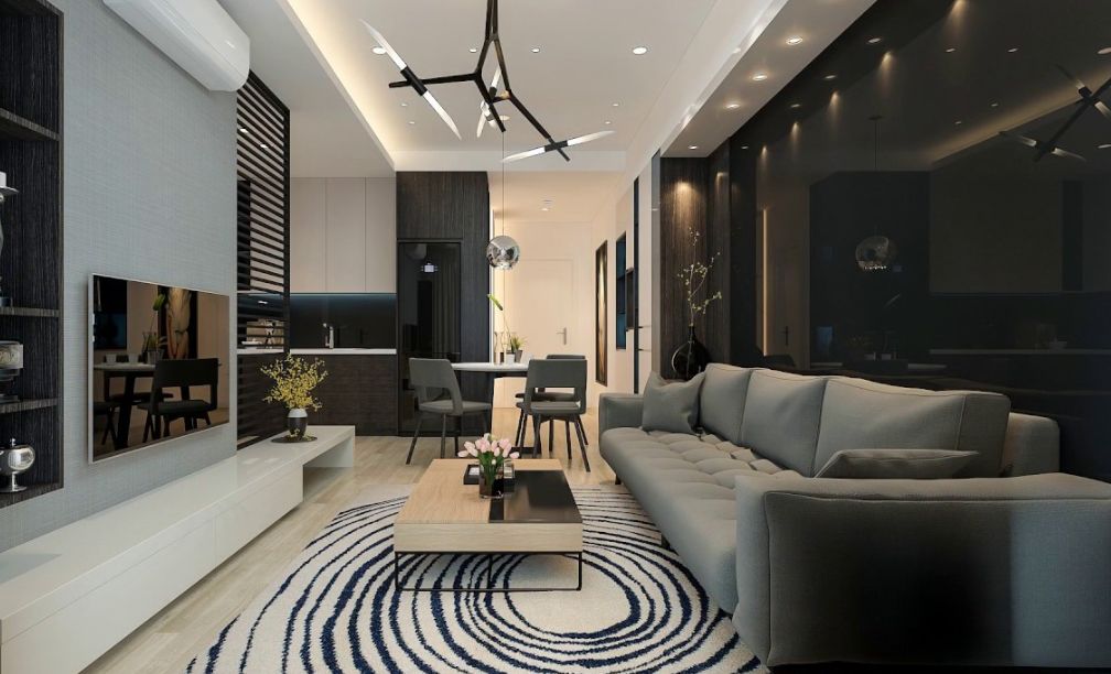Bán cắt lỗ căn hộ 1PN toà C chung cư Intracom Riverside - DT 46m2 nội thất hiện đại